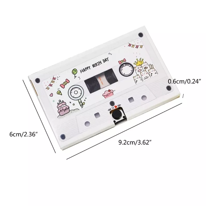 Feifeitech™ Greeting Card with Recordable Recorder 60 Seconds