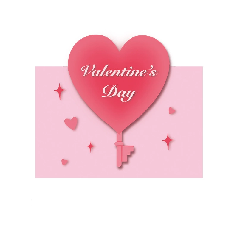 Feifeitech™ Valentine‘’s day heart Greeting Card