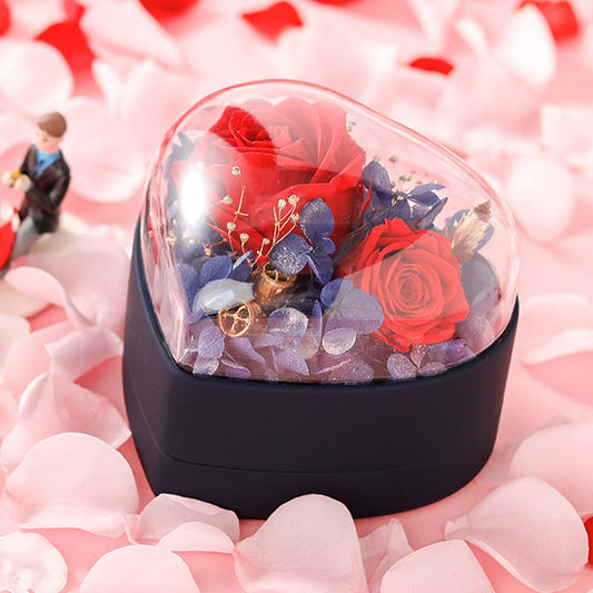 Feifeitech™ Heart Forever Flower Gift Box