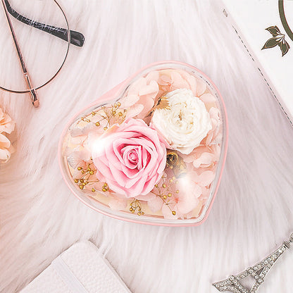 Feifeitech™ Heart Forever Flower Gift Box