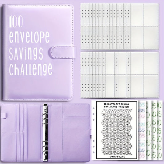 Feifeitech™  100 Envelope Challenge Binder for Easy Saving-‼️low-priced promotion
