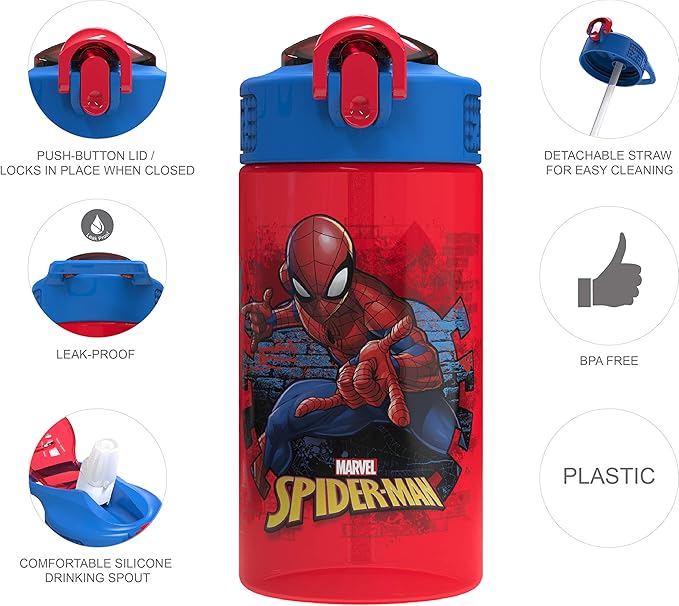 Emmascribe™ SpiderMan Insulated Water Bottle