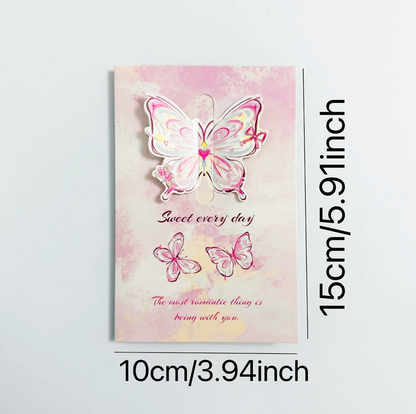 Feifeitech™ 3D Butterfly Greeting Card
