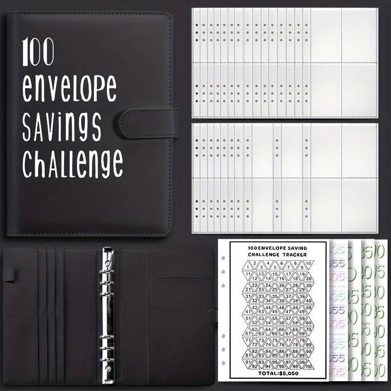EmmaScribe 100 Envelope Challenge Binder for Easy Saving - ‼️low - priced promotion - EmmaScribe