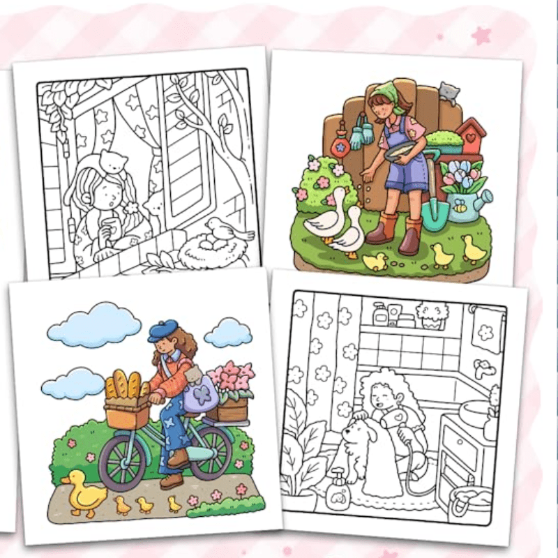 EmmaScribe 100 Envelope Challenge Binder for Easy Saving - ‼️low - priced promotion Coloring Book for Adults and Kids【🎉Easter Sizzle】 - EmmaScribe