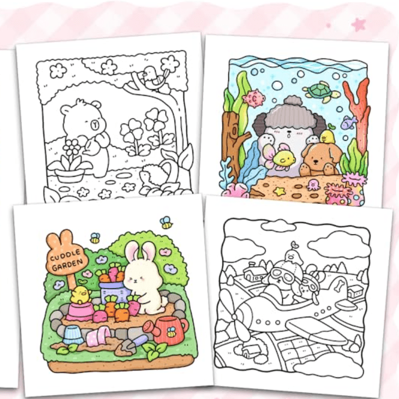 EmmaScribe 100 Envelope Challenge Binder for Easy Saving - ‼️low - priced promotion Coloring Book for Adults and Kids【🎉Easter Sizzle】 - EmmaScribe
