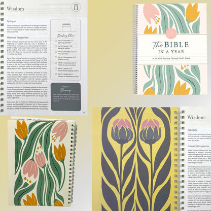 EmmaScribe 2025NEW The Bible In A Year A 52 - Week Bible Study For Women Spiral - EmmaScribe