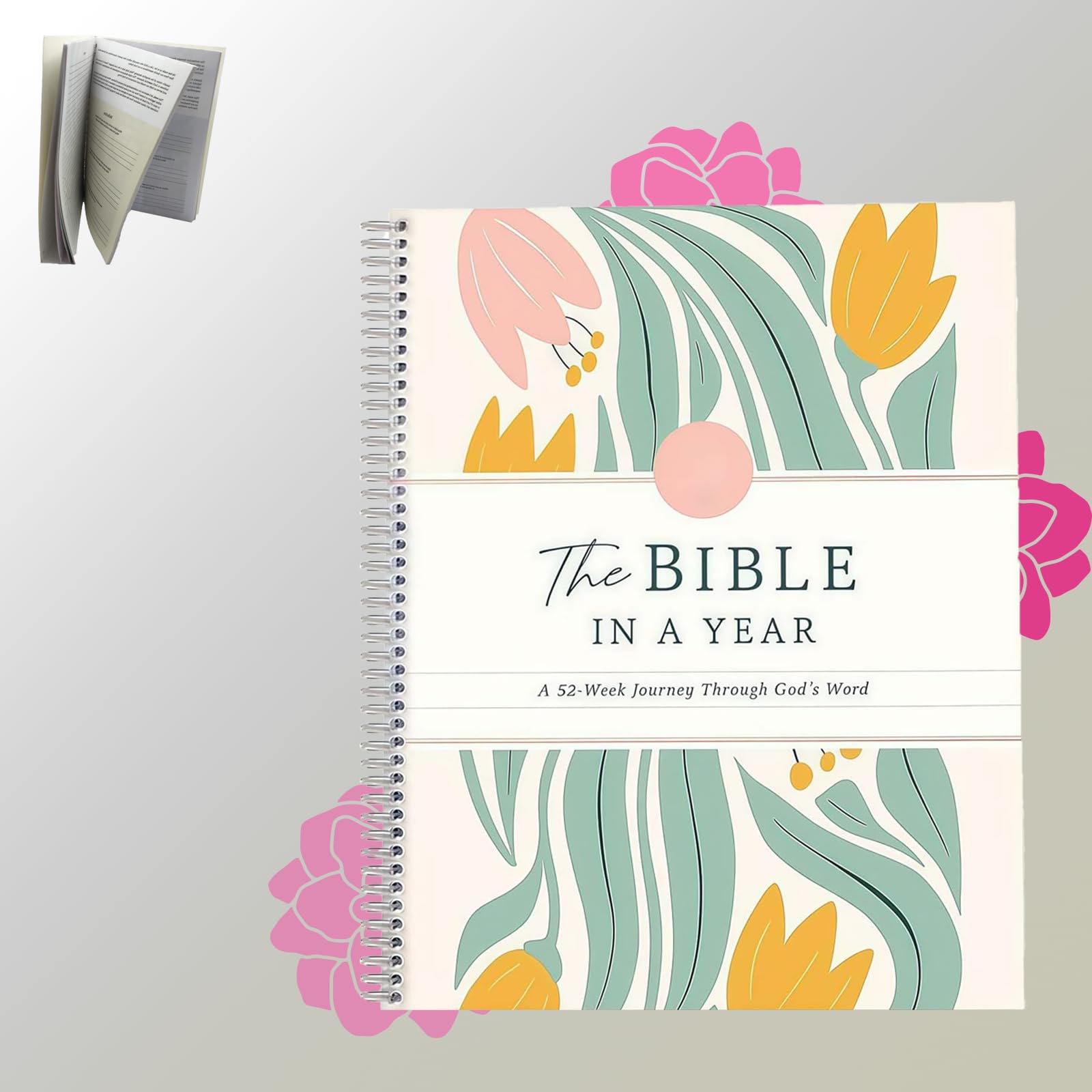 EmmaScribe 2025NEW The Bible In A Year A 52 - Week Bible Study For Women Spiral - EmmaScribe