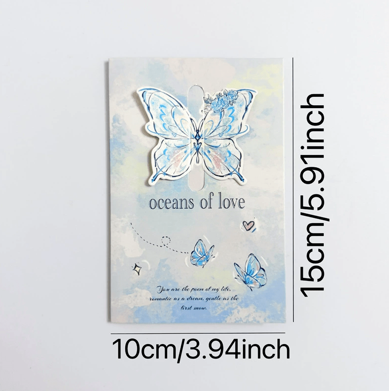 EmmaScribe 3D Butterfly Greeting Card - EmmaScribe