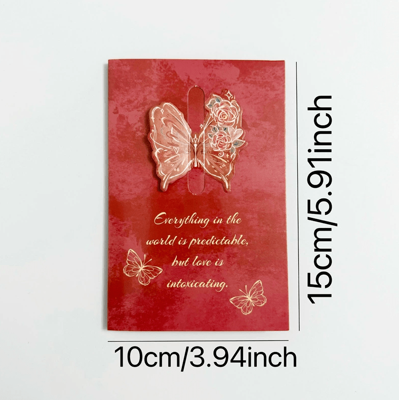 EmmaScribe 3D Butterfly Greeting Card - EmmaScribe