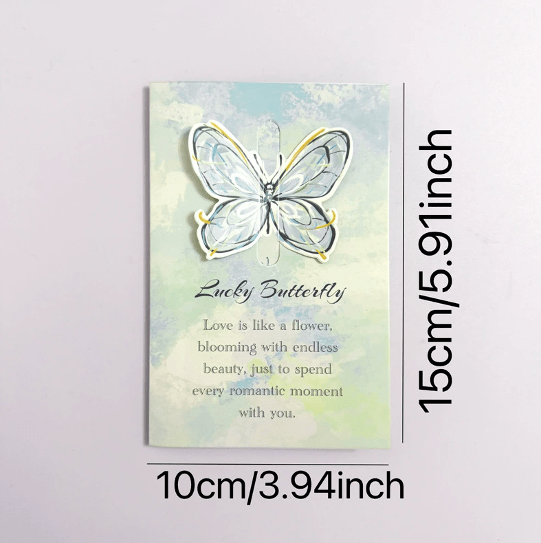 EmmaScribe 3D Butterfly Greeting Card - EmmaScribe