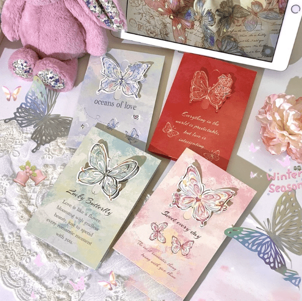 EmmaScribe 3D Butterfly Greeting Card - EmmaScribe