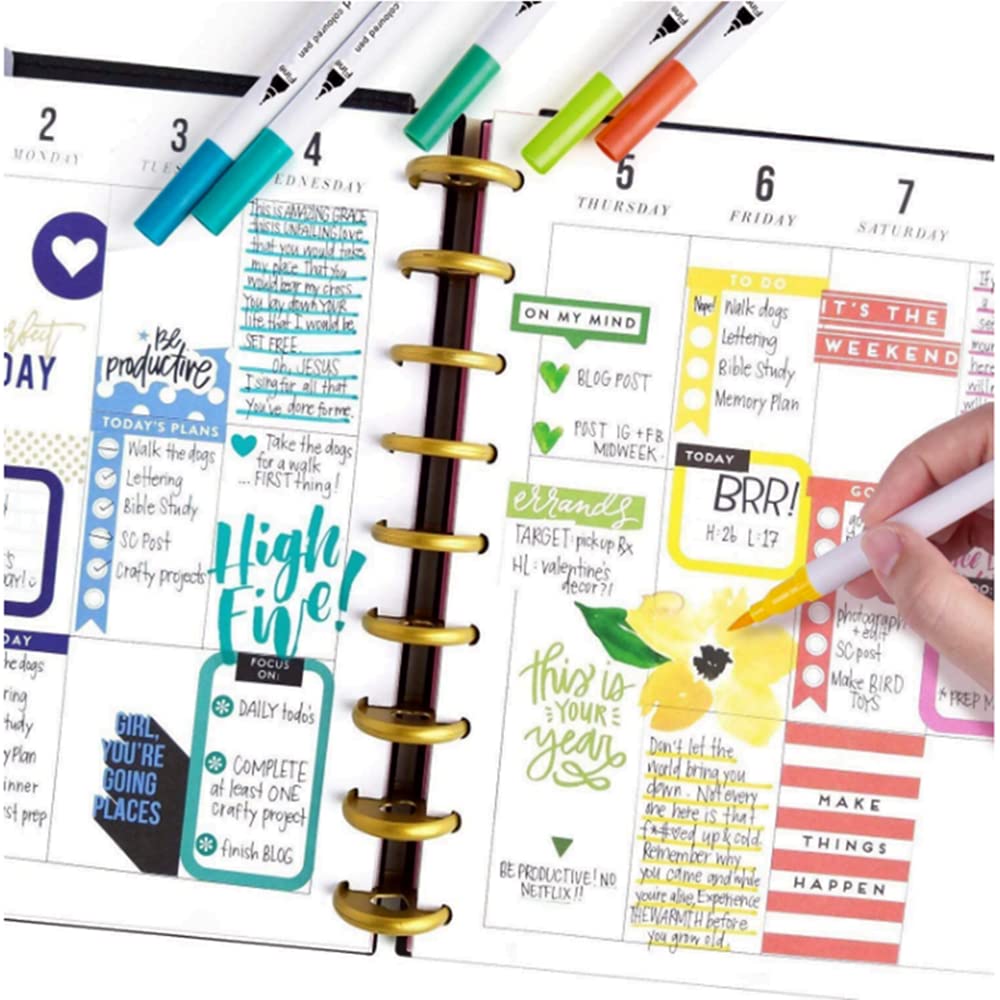 Emmascribe™ 60 Colours Watercolour Brush Pen Dual Pens Art Markers - EmmaScribe