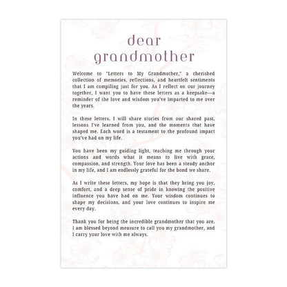 Emmascribe™ A Lifetime of Love in Every Stroke of the Pen - to My Grandmother - EmmaScribe