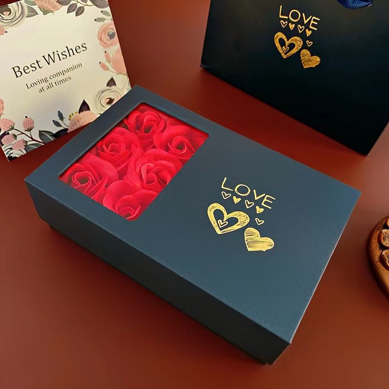 EmmaScribe Azure Everlasting Flower Gift Box - EmmaScribe
