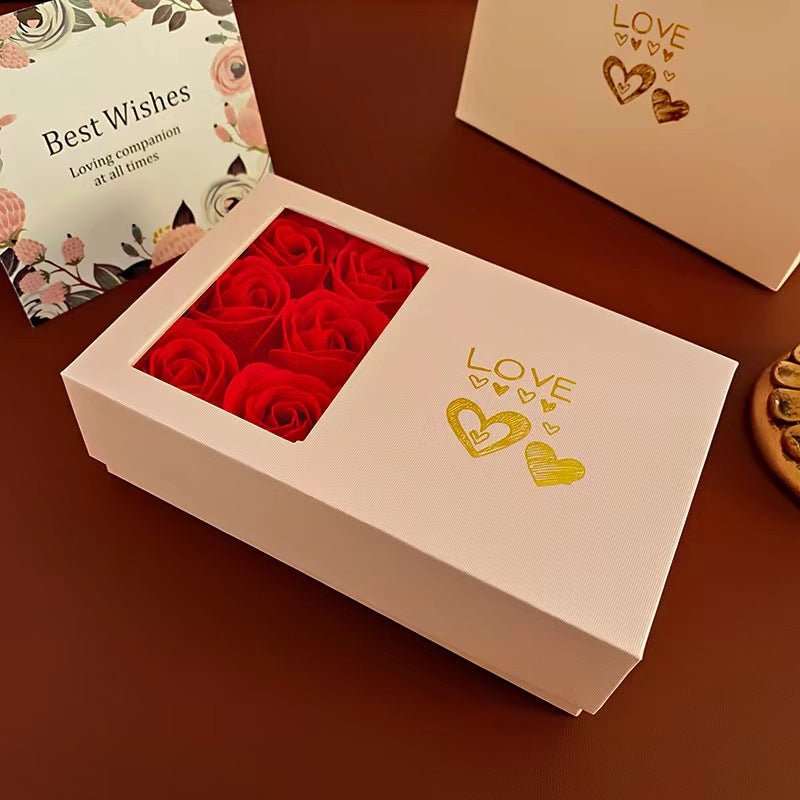 EmmaScribe Azure Everlasting Flower Gift Box - EmmaScribe