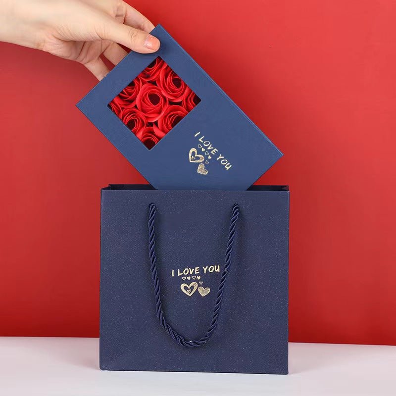 EmmaScribe Azure Everlasting Flower Gift Box - EmmaScribe