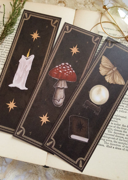 EmmaScribe Dark Academia Bookmarks - EmmaScribe