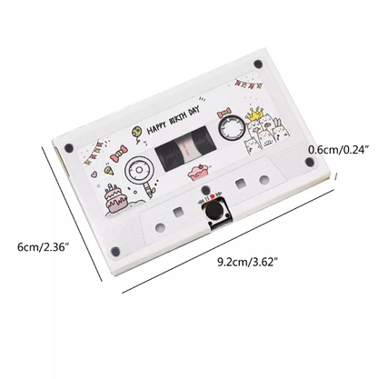 EmmaScribe Greeting Card with Recordable Recorder 60 Seconds - EmmaScribe