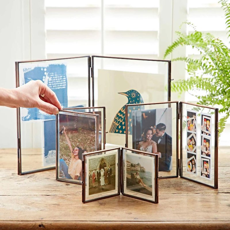 EmmaScribe Recycled Glass And Metal Photo Frame - EmmaScribe