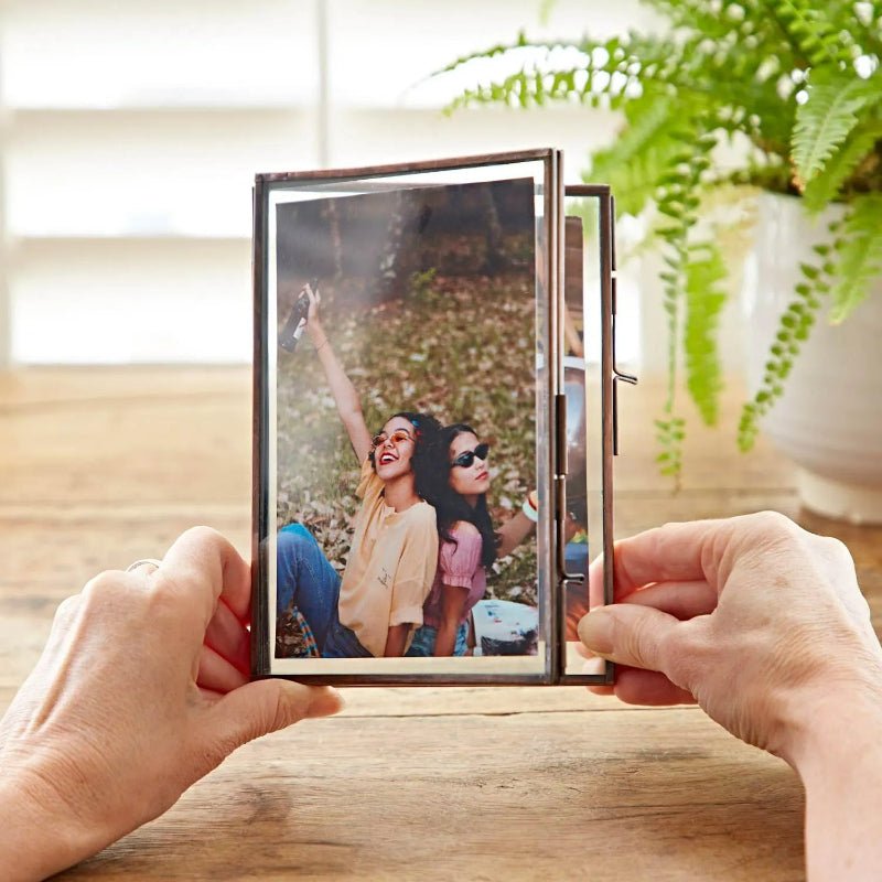 EmmaScribe Recycled Glass And Metal Photo Frame - EmmaScribe