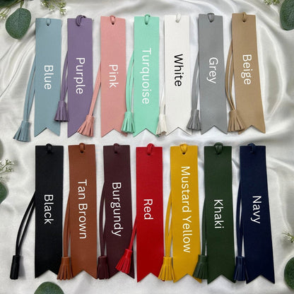 EmmaScribe Vegan Leather Tassel Bookmark - EmmaScribe