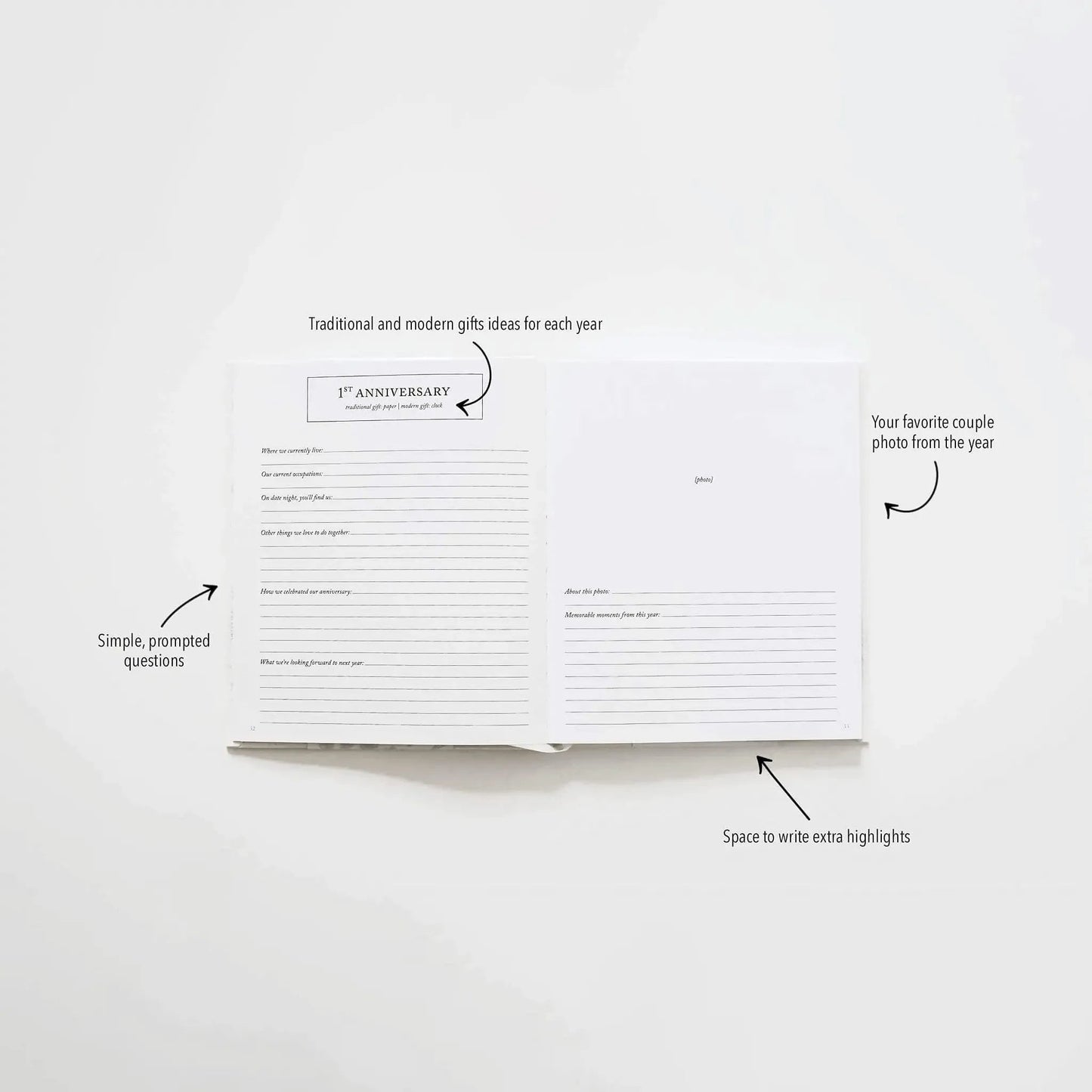 Emmascribe™ Wedding Anniversary Journal - EmmaScribe