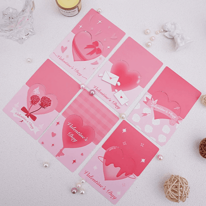 Feifeitech™ Valentine‘’s day heart Greeting Card - EmmaScribe
