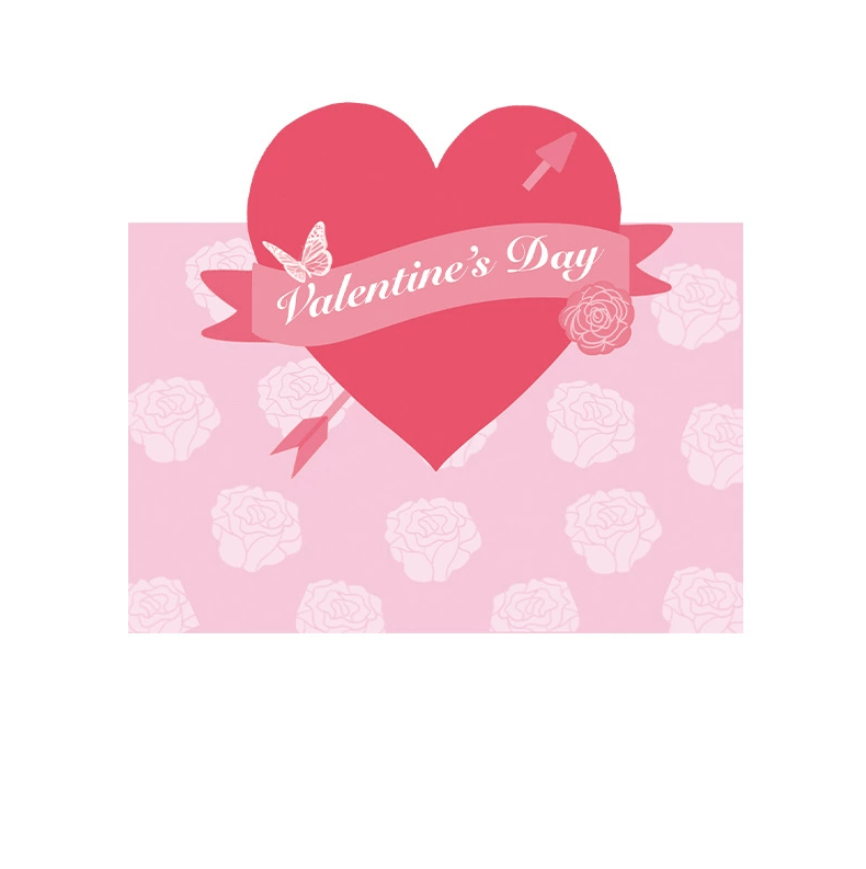 Feifeitech™ Valentine‘’s day heart Greeting Card - EmmaScribe