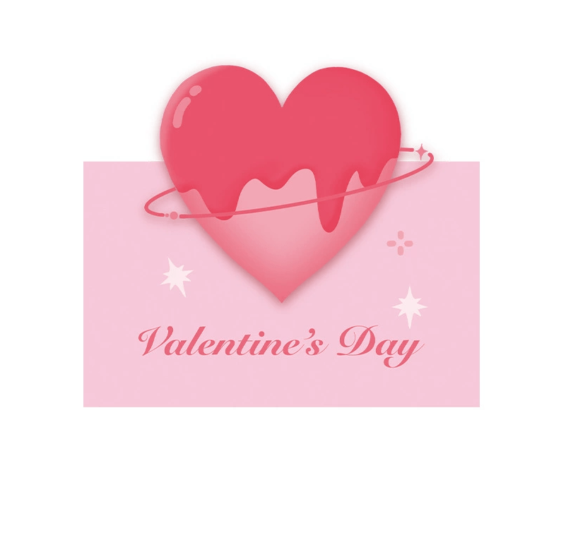 Feifeitech™ Valentine‘’s day heart Greeting Card - EmmaScribe