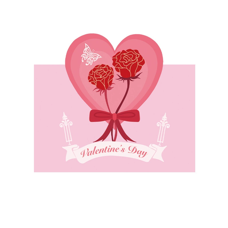 Feifeitech™ Valentine‘’s day heart Greeting Card